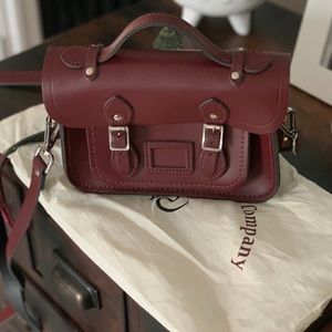 The Cambridge Satchel Co. Mini 8.5in in Oxblood.